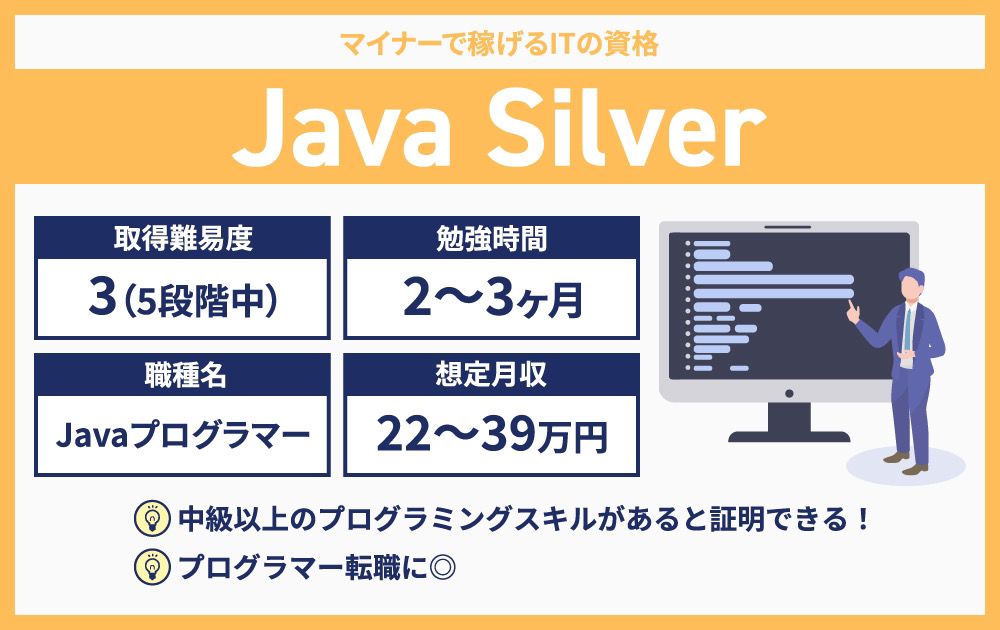 マイナーで稼げるITの資格❺Java Silver