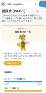 筆者もISFP