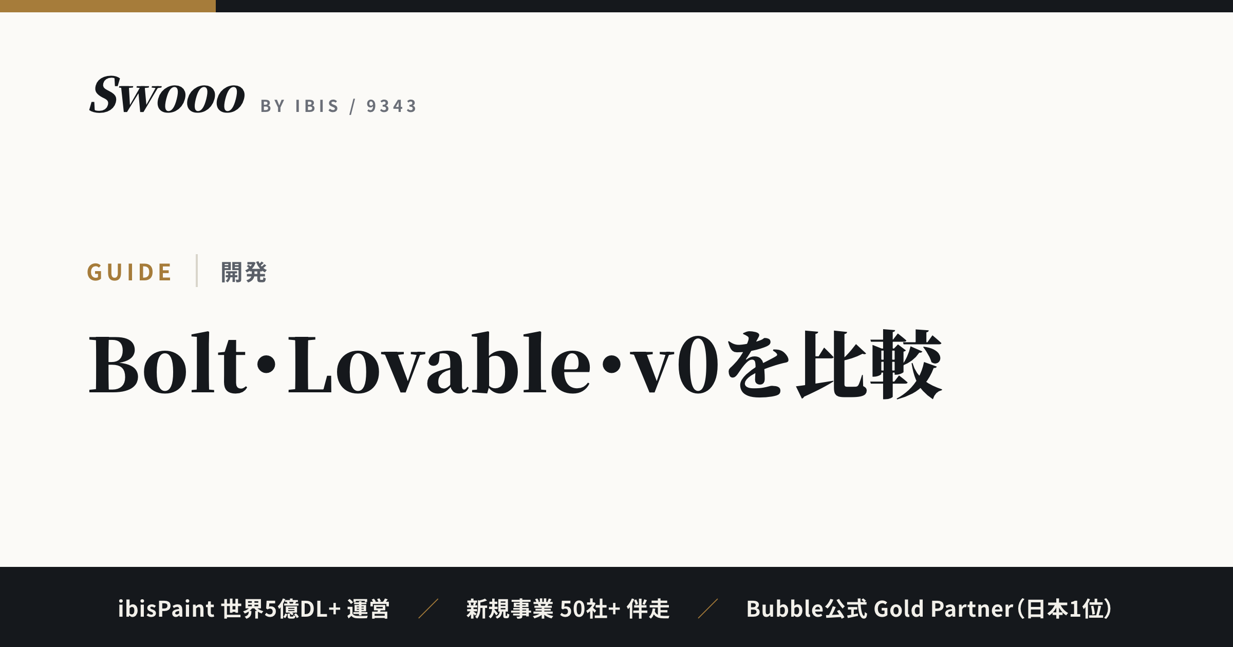 Bolt・Lovable・v0を比較｜AIアプリビルダーの料金・使い分けと本番運用の限界【2026年】